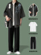 DXC503黑色+纯棉T恤+冰丝裤