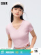 B款镂空性感T恤-粉红60001