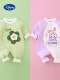 绿色小花朵+紫色兔宝宝 两件组合
