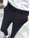 ZD91黑色条纹长裤