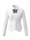 白衬衫+晒海领结