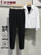 GM黑M01九分裤/高端男装