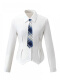 白衬衫+咩啊领带