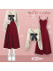 红吊带裙+1139蝴蝶结白开衫(绝美