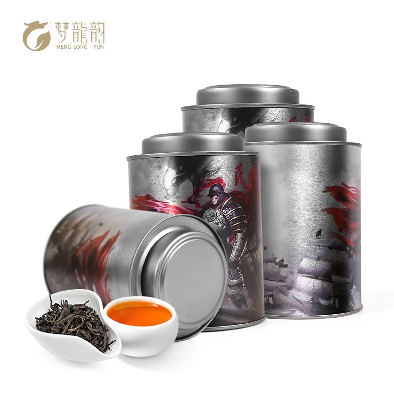 【补贴价51包邮】梦龙韵 古树红茶罐装有礼袋 100克 * 4罐