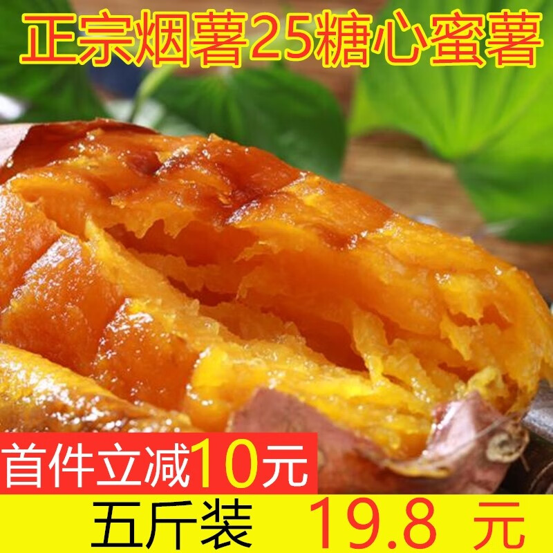 【京东旗舰店】古寨山 山东烟薯 5斤大果