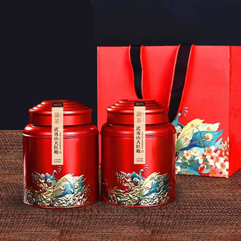 【多件漏洞价】一级武夷大红袍口粮茶 150g*2罐 礼盒装