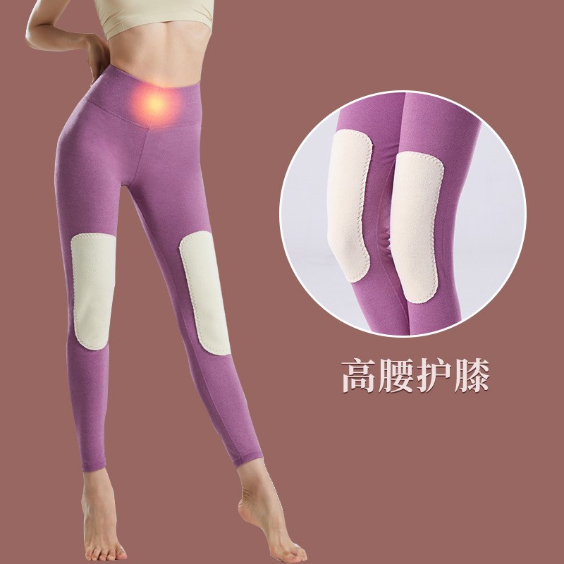 蜓秀 高腰德绒秋裤