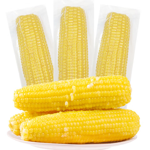 【JD旗舰店】珍谷诱惑 25年东北黄糯玉米 10支2.4kg