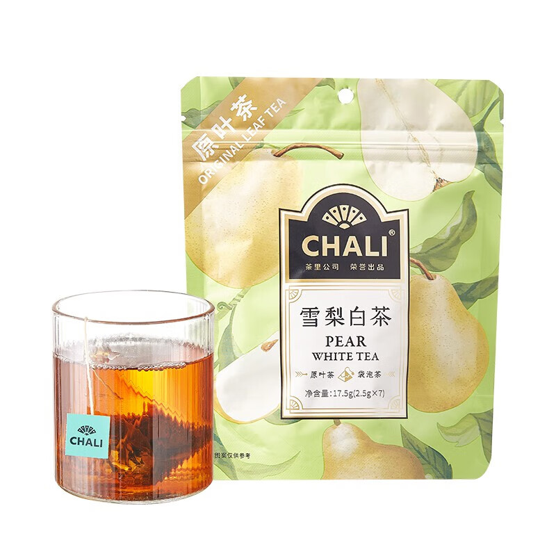 【旗舰店】CHALI茶里 雪梨白茶7包17.5g