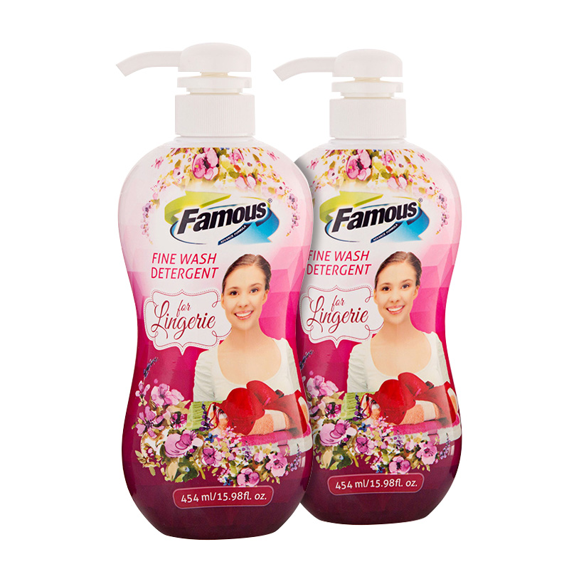 【旗舰店】英国菲玛斯Famous（进口）内衣裤清洗剂454ml 2瓶装