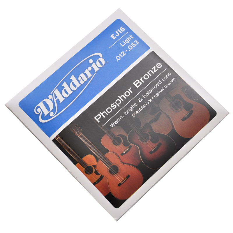 美国原装进口达达里奥民谣吉他弦ej16-标准张力
