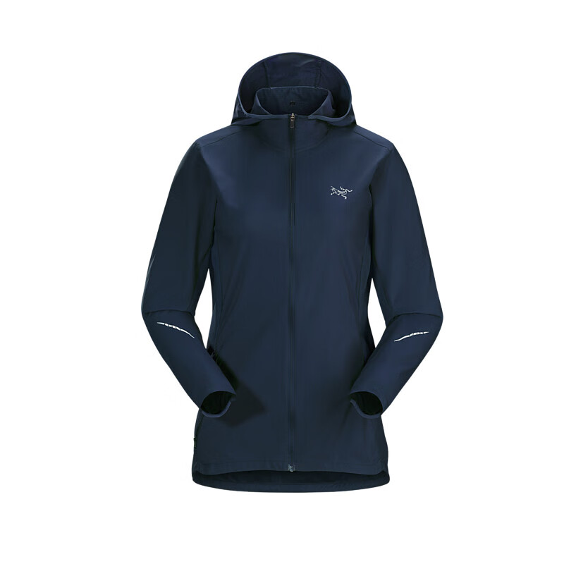 arcteryx始祖鸟女款户外运动轻薄防晒弹力速干连帽皮肤风衣外套cita