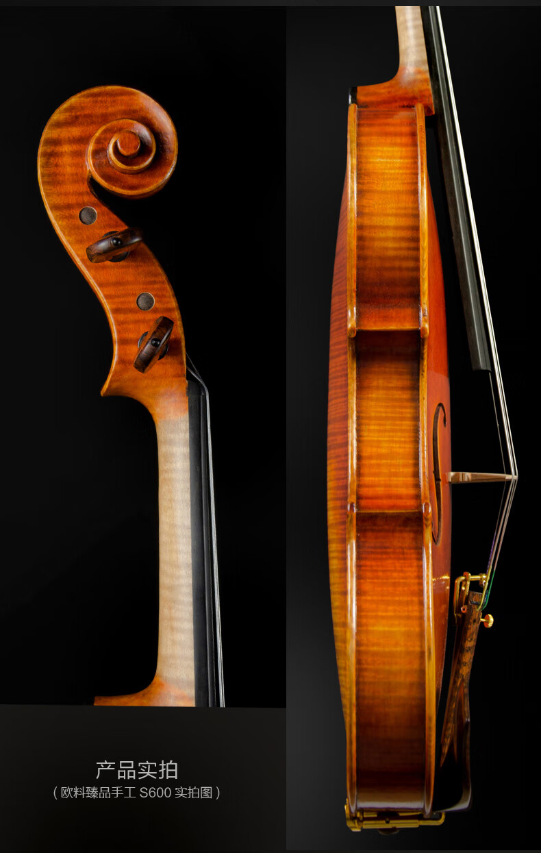s600b christina克莉丝蒂娜进口欧料专业演奏独板手工高档小提琴_ 5折