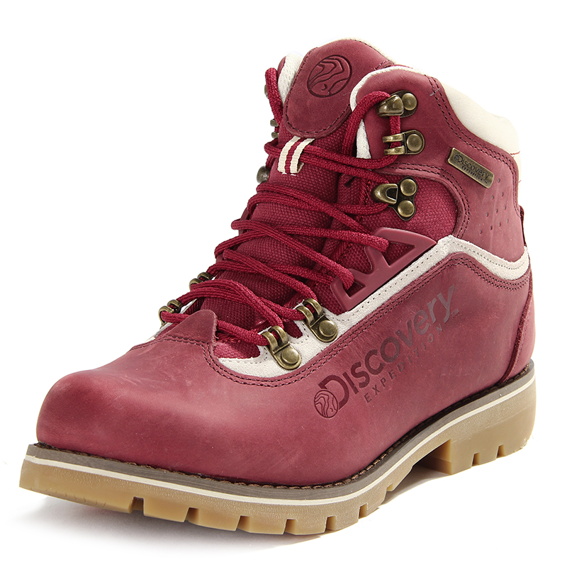 discovery非凡探索女式工装鞋舒适耐穿户外鞋女鞋xa1 枣红色 39