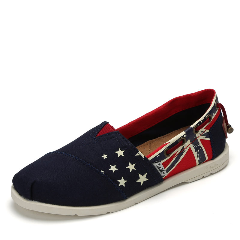 tt&mm 汤姆斯 2015夏季新款潮女平底休闲韩版女款帆布鞋 tm8462103w