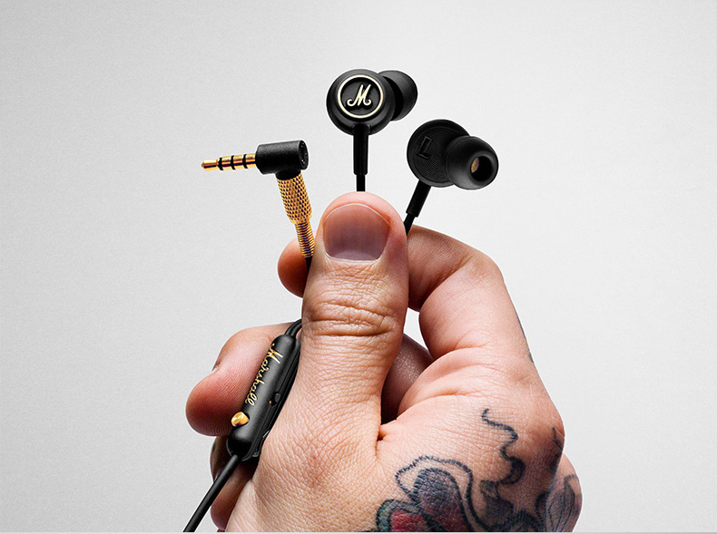 马歇尔marshallmodeeq马勺摇滚重低音入耳式有线耳机手机电脑音乐耳麦