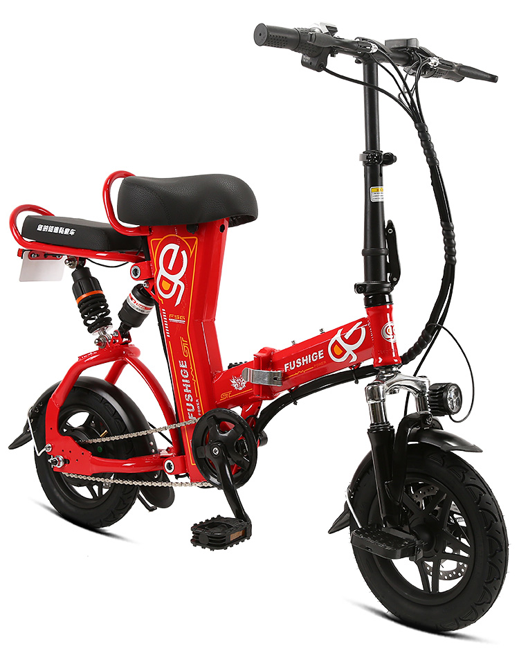 富士哥 电动自行车48v锂电折叠电动车男女滑板平衡车代驾代步电瓶成人