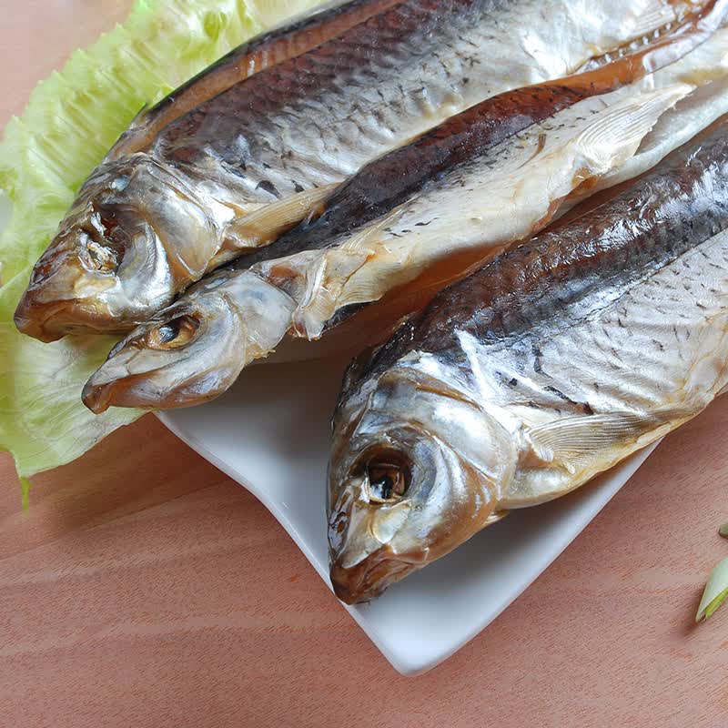 海鲜阁广东特产顺德鲮鱼干风干腊鱼腌制咸鱼干400g送礼佳品