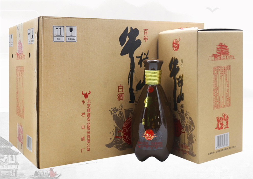 百年牛栏山白酒嘉酿12年浓香型 41度 500ml *单瓶