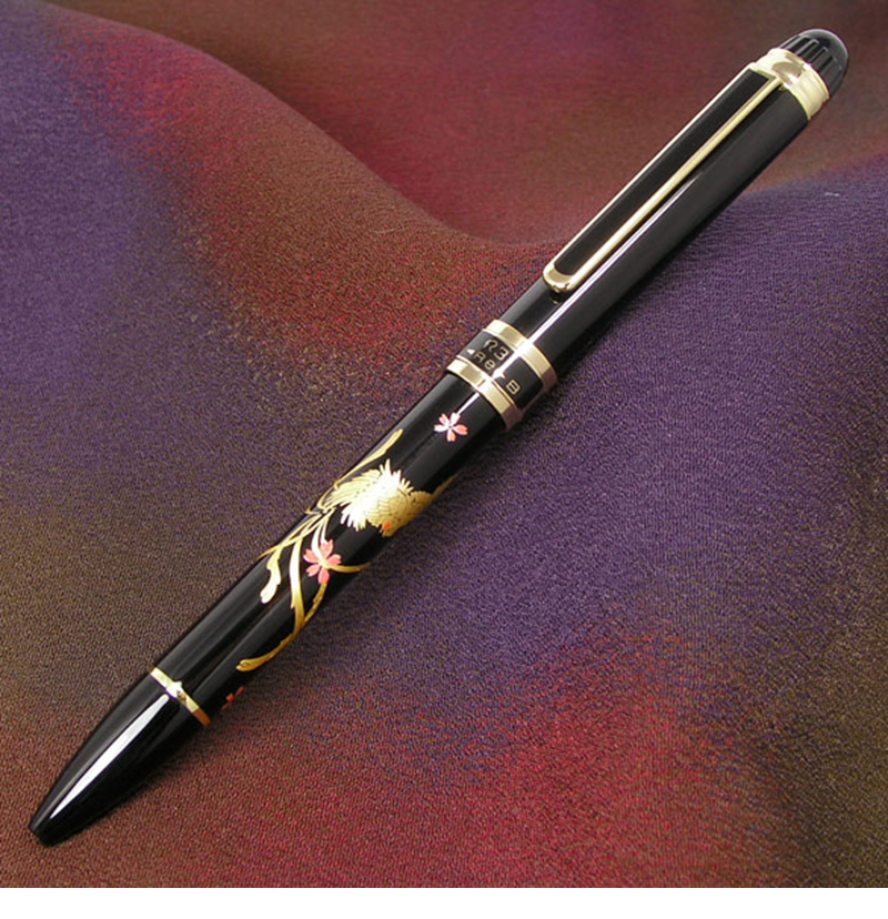 万将君 platinum 白金 近代莳绘 多用笔 油性 双色 圆珠笔 自动铅笔