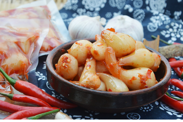 湖南特产荞头腌制酸辣茭头藠头叫头农家自制老坛酸菜开胃下饭泡菜