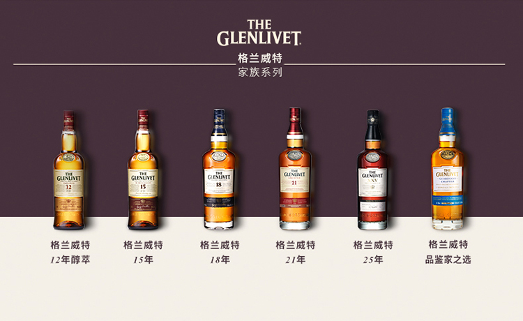 格兰威特glenlivet格兰利维特格兰路思格兰利威藏单一麦芽威士忌格兰