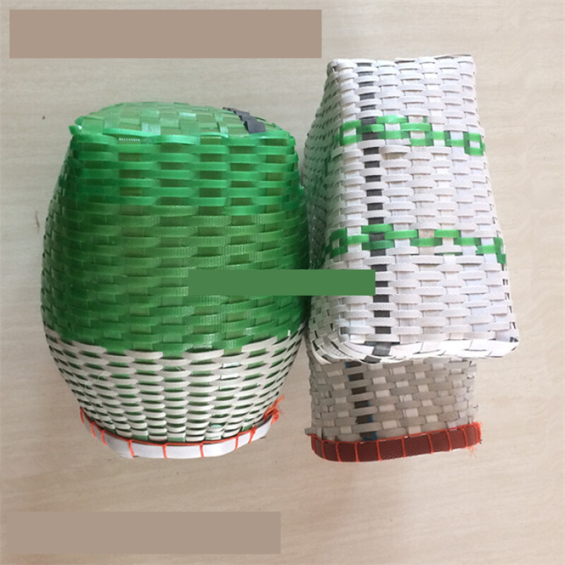 爵尼 手工竹编鱼篓竹编篓竹制品 打包带编织鱼篓 塑料鱼篓 鳝鱼篓