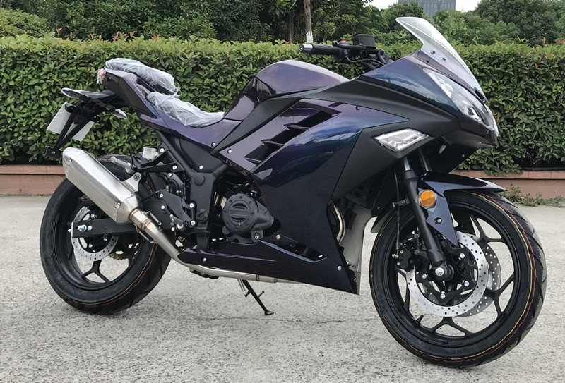 豪剑机车国四小忍者摩托车跑车大排量地平线公路赛趴赛原装抖音同款