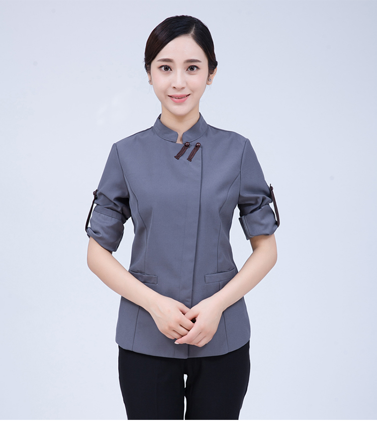 酒店保洁服长袖物业客房保洁工作服秋冬装阿姨房扫保洁员服装女新 米