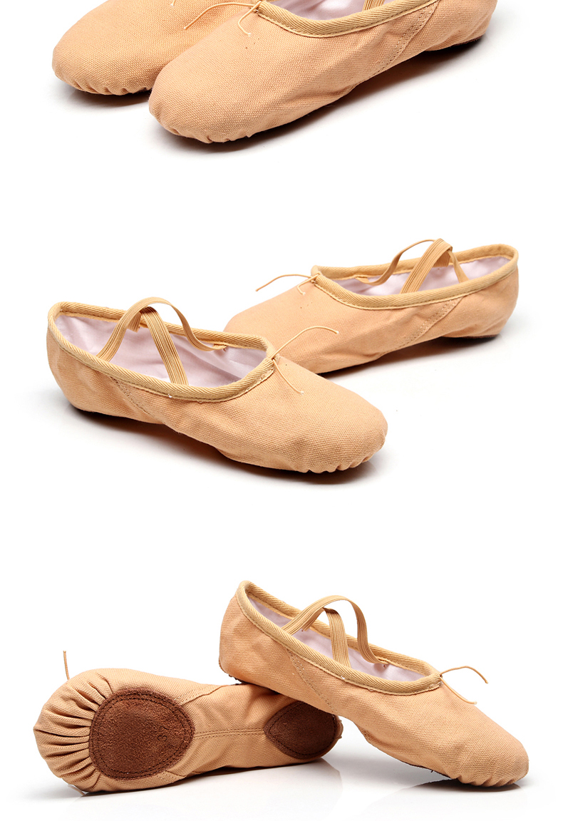 铁箭(tiejian)成人舞蹈鞋女软底练功鞋儿童芭蕾舞鞋初学者形体猫爪鞋