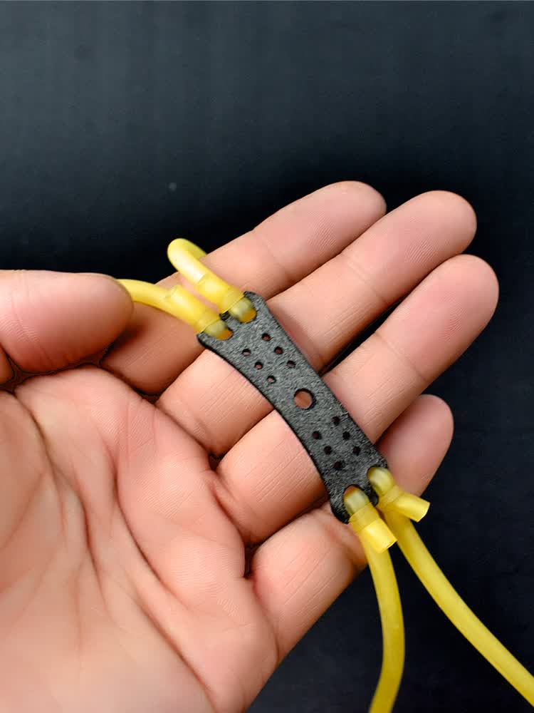 mysports弹弓皮筋组传统4股圆皮反曲耐磨高弹强力户外发射器成人弹工