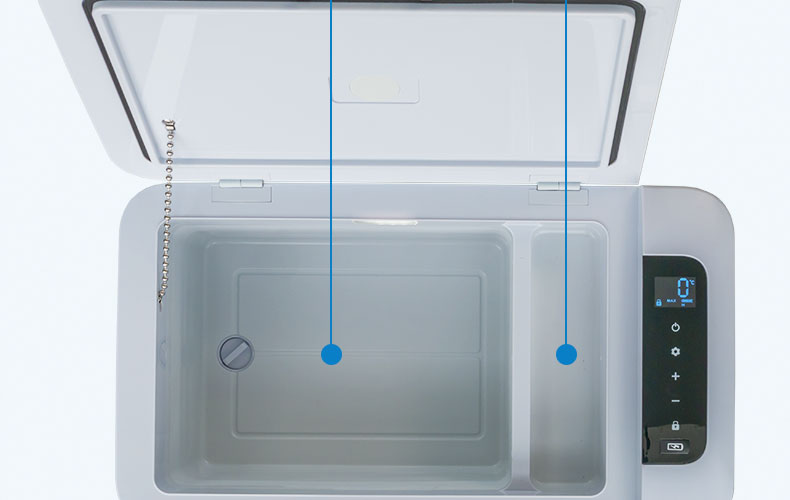 冰虎压缩机车载迷你小冰箱小型家用制冷宿舍化妆品户外旅行冷冻冷藏箱