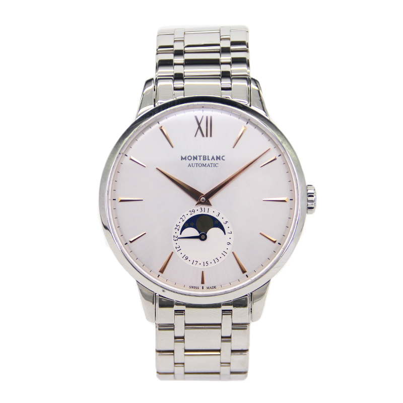 二手99新万宝龙meisterstuck传承系列月相自动机械男表u0111621二手