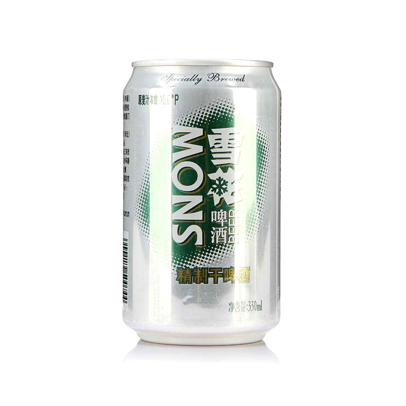 雪花10度干啤330ml/听