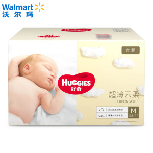 HUGGIES 好奇 金装 婴儿纸尿裤 M128片 *2件 +凑单品   210元包邮（合105元/件）