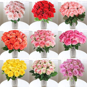 单色玫瑰花鲜花 花束10支+送10支防损耗
17.9元包邮（2人拼、双重优惠）