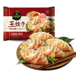 22点开始bibigo必品阁韩式泡菜王饺子840g