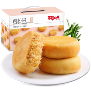 Be&Cheery 百草味 肉松饼 1kg
18.9元包邮（双重优惠）