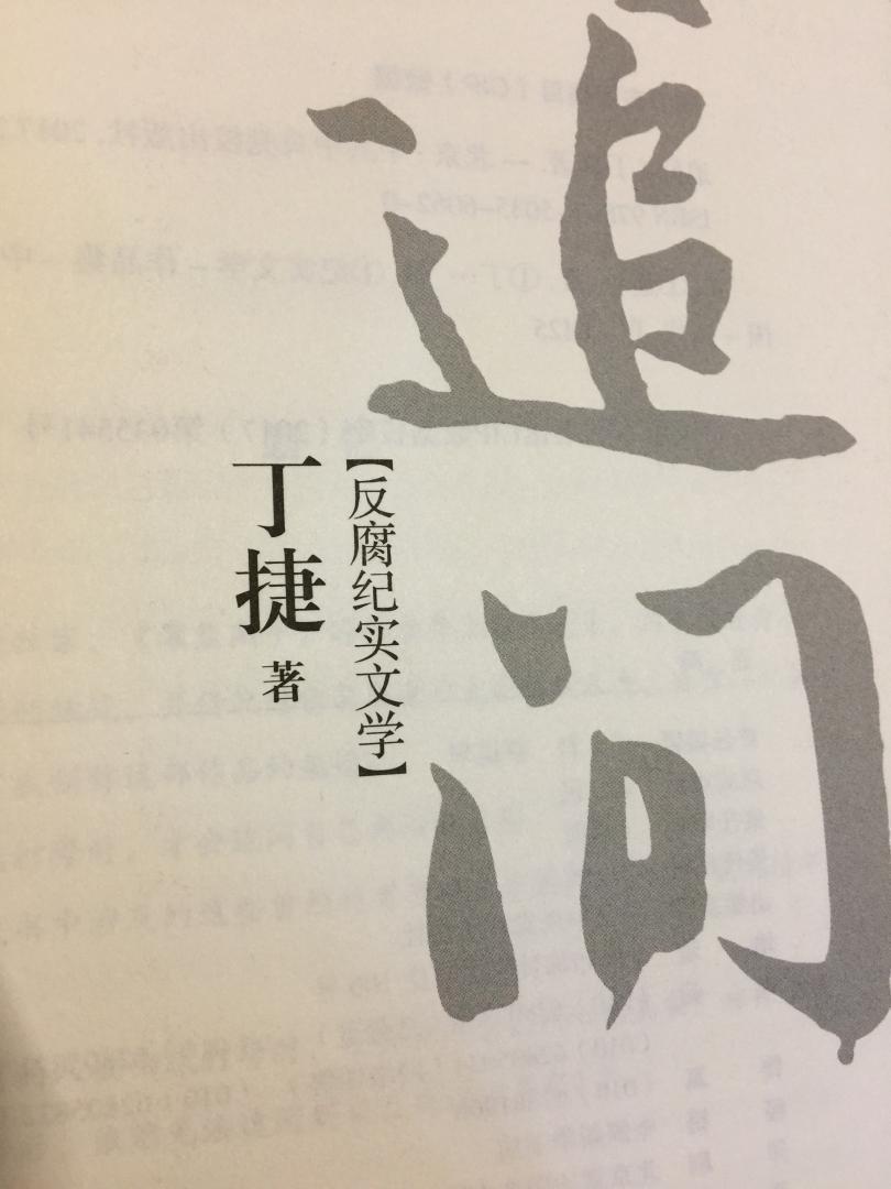 跟着人民的名义一起买的。艺术往往源自生活，看追问这部纪实文学反映的官员腐败问题，远比电视中演绎的精彩三分！人物刻画有血有肉，情节平淡中却带波澜，值得一读！