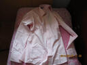 墨诺佰新款男士商务衬衫男修身免烫抗皱长袖衬衣职业正装 浅粉 39 码（115-130斤） 实拍图