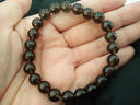 可塘明珠 冰种黑曜石手链彩虹眼冰曜石手串男女士天然单圈水晶饰品黑曜岩 情人节礼物 狗年饰品 珠径8MM女士舒适款 实拍图