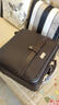 珉璐保罗（MINLUBAOLUO）商务拉杆箱行李箱男士飞机万向轮旅行箱20英寸登机箱皮箱子 咖啡色 16英寸横款【可登机】 实拍图