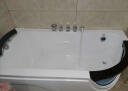WOMA瑝玛（WOMA）浴缸简易小户型家用成人浴池按摩成人亚克力浴缸独立 舒适版=基础款+恒温+控制板（右裙） 约1.5m 实拍图
