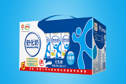 伊利 全脂营养舒化奶250ml*12盒